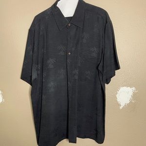 Men’s Casual Black Shirt. XXL